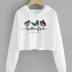 Sleeve Printed Women Sweatshirt