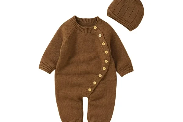 Baby Girl Brown Long-Sleeve