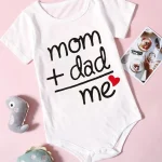 MOM & DAD Printed Baby Jumpsuit